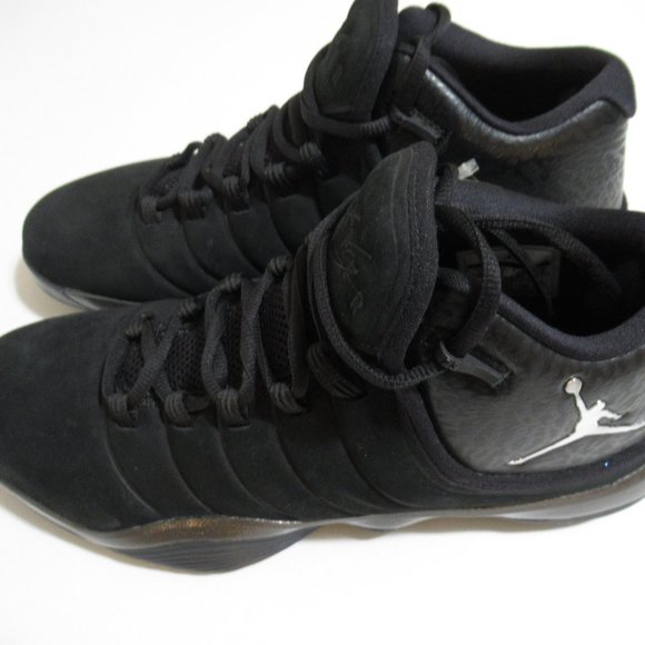 Nike Air Jordan Super.Fly 2017 Flight Black/Chrome Sneakers Men’s Size 10, NEW - Picture 1 of 10